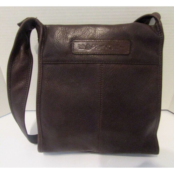 Fossil 1954 Vintage Shoulder Bag Brown Leather Purse Interior Exterior Pockets - Picture 5 of 10